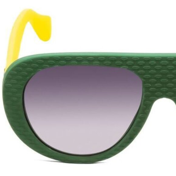 Havaianas RIO/M Retro Sunglasses in Matte Green Yellow 54 mm New - Picture 4 of 7